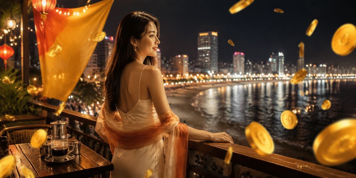 Khung cảnh quán cà phê tại Quy Nhơn với phong cách ấm cúng và trải nghiệm cá cược