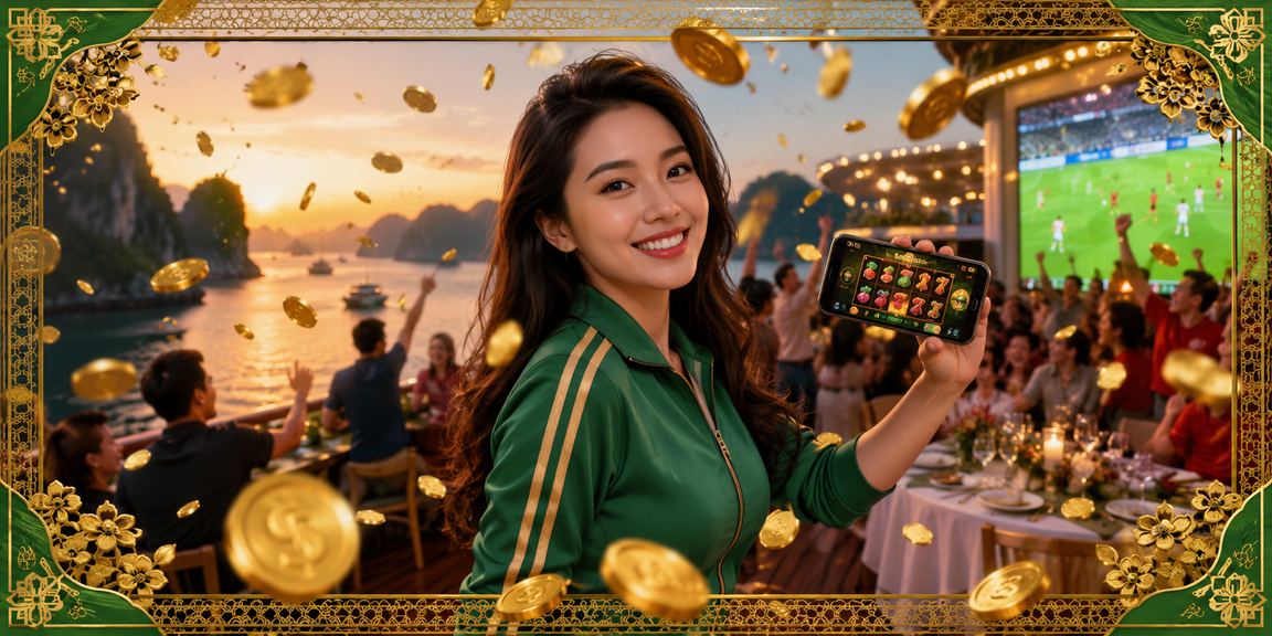 Giao diện đặt cược casino trực tuyến và bảng khuyến mãi tại Việt Nam